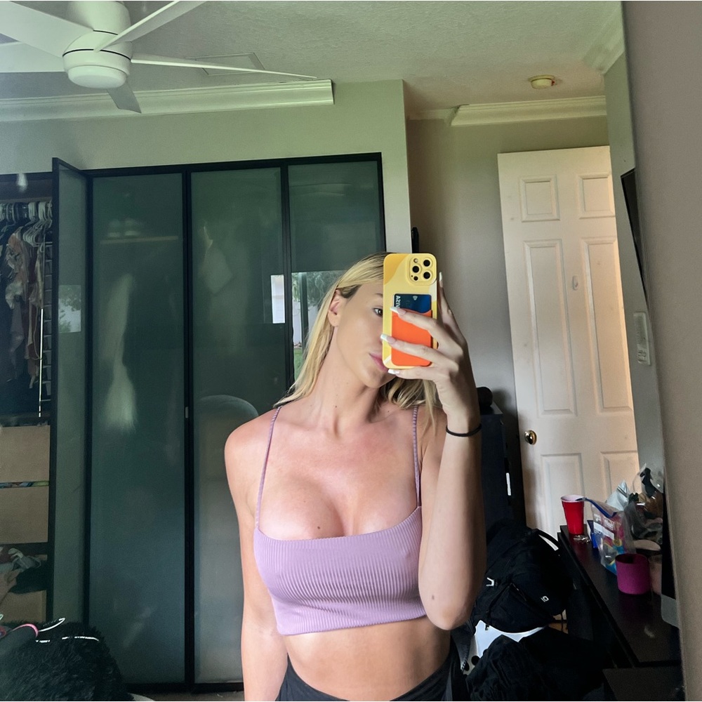 Straight sports bra, bandeau  crop tops